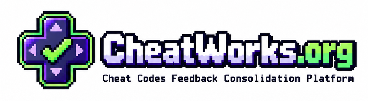 CheatWorks.org — Cheat Codes Feedback Consolidation Platform